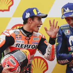 Rossi pidió disculpas a Márquez por un incidente en los Libres 4