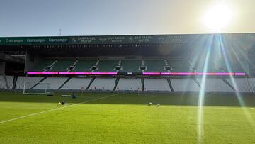 Imagen del césped y del la led de preferencia