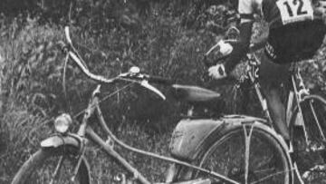 Bahamontes en el Tour del 65.