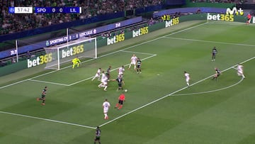 ¡Lleva 12 goles en 8 partidos! Golazo de Gyökeres para estrenarse en Champions