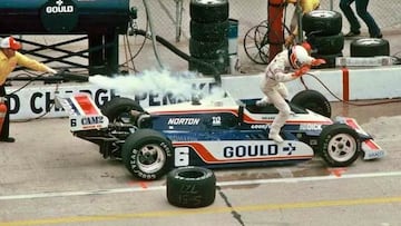 IndyCar fuego invisible 500 millas indian芍polis 1981 qu谷 es qu谷 pas車 Rick Mears