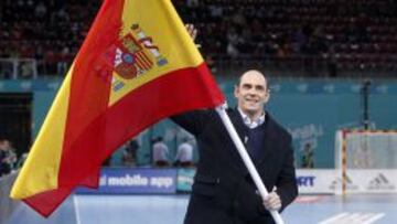 José Javier Hombrados, como abanderado español en el reciente Campeonato del Mundo.