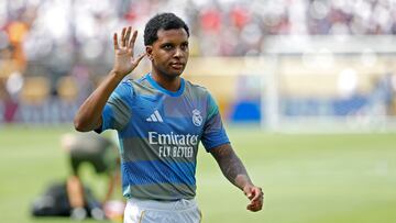 Rodrygo, jugador del Real Madrid en la gira por EEUU.