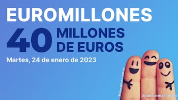 Euromillones: comprobar los resultados del sorteo de hoy, martes 24 de enero