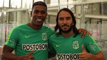 Orlando Berr&iacute;o y Sebasti&aacute;n P&eacute;rez hacen parte de la pr&aacute;ctica de Atl&eacute;tico Nacional 