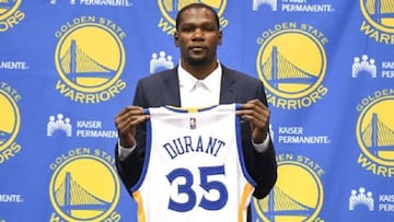 Kevin Durant volverá a OKC con los Warriors en 2017