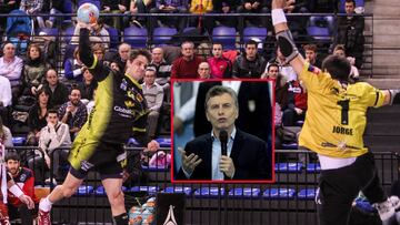 Gonzalo Viscovich, uno de los jugadores argentinos a los que visitará Macri (en el recuadro).