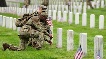 Americans will stop what they are doing on Monday during Memorial Day in a moment to honour and remember those who have died in military service.
