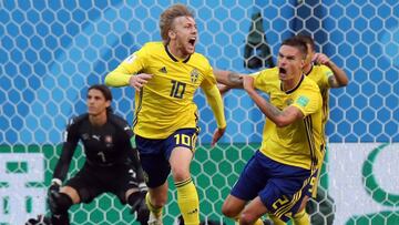 Así narraron en W Deportes el gol del triunfo de Suecia