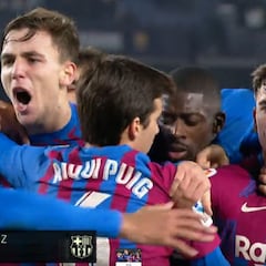 Vean el gol de Nico con suspense que salva al Barça del desastre