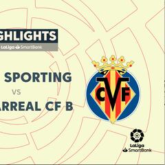 Resumen y goles del Sporting vs. Villarreal B, jornada 9 de Liga Smartbank