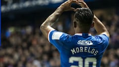 Alfredo Morelos, delantero colombiano de Rangers