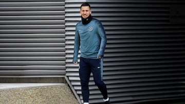 Soccer Football - Europa League - Chelsea Training - Cobham Training Centre, Cobham, Britain - April 10, 2019 Chelsea's Eden Hazard during training Action Images via Reuters/Tony O'Brien
PUBLICADA 12/04/19 NA MA08 2COL