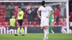 Marco Asensio, durante el encuentro ante el Athletic en Copa.