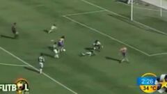 Pared y pisadita: el magistral gol de Claudio Núñez en Tigres