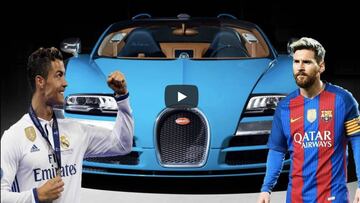 Messi vs Cristiano: el v&iacute;deo que comparara los coches de los dos jugadores. Imagen: YouTube