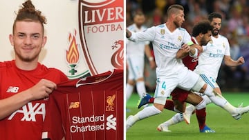 El jugador del Liverpool, Harvey Elliot, no fichó por el Real Madrid por la entrada de Sergio Ramos a Mo Salah.