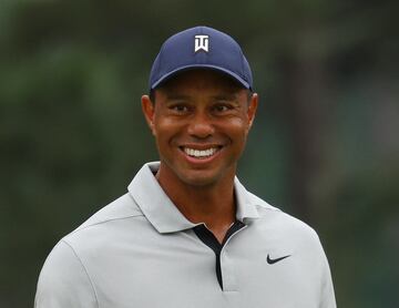 The Masters - Augusta National Golf Club - Augusta, Georgia, U.S. - April 4, 2023 Tiger Woods of the U.S. on the 7th during a practice round.