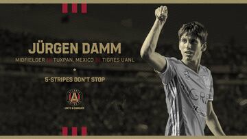 Este s&aacute;bado 1 de agosto, Atlanta United presumi&oacute; a su nuevo fichaje mexicano, Jurgen Damm, quien ya realiz&oacute; su primer entrenamiento junto al equipo de la MLS.