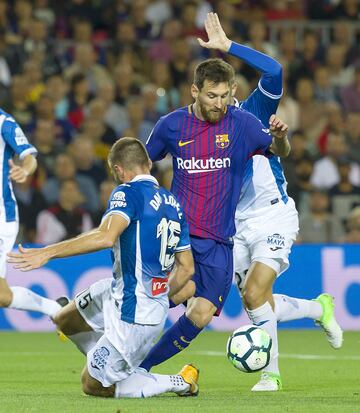 Jugada del gol 1-0 de Leo Messi 