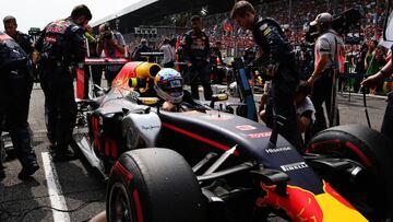 Daniel Ricciardo en el GP Italia 2016.