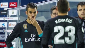 Ceballos, antes de salir a jugar en Legan&eacute;s.