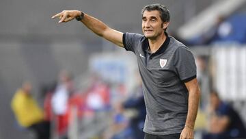 El entrenador del Athletic de Bilbao, Ernesto Valverde.