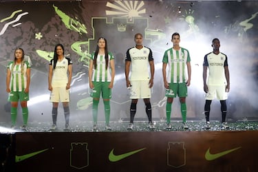 Atlético Nacional presentó su nueva camiseta con la que enfrentará la Copa Libertadores, la Liga Águila y la Superliga.
