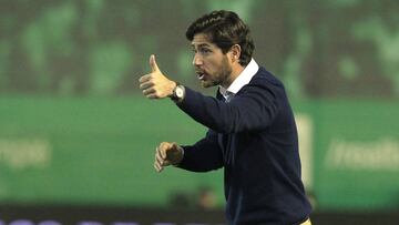 V&iacute;ctor, durante un partido en el Villamar&iacute;n. 