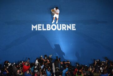 Ganó a Marin Cilic por 6-2, 7-6 (5), 6-3, 3-6 y 6-1.