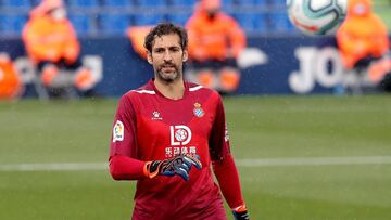 Diego L&oacute;pez, portero del Espanyol.