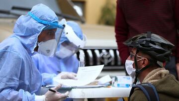 Pruebas de coronavirus en Colombia