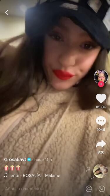 Rosala revoluciona Tik Tok con su llegada y sus ltimas u?as
