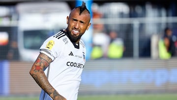 Arturo Vidal siente el rigor de jugar de visitante en Chile