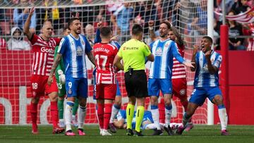 Imagen del Girona - Espanyol.