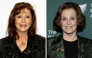 Si hay dos actrices que nunca pueden faltar en estos rankings esas son Susan Sarandon y Sigourney Weaver, cuyo parecido es ms que razonable.