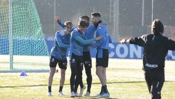 No hay m&aacute;s positivos en el entrenamiento del Deportivo.