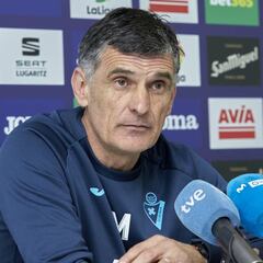 Mendilibar: "Es imposible que un futbolista juegue los 11 partidos que quedan"