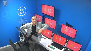 Esta vez fue desde la sala del VAR: así dio la lista Luis Enrique