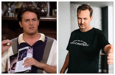 El actor es, casi con total seguridad, el que peor lo ha pasado durante estos años y uno de los que más ha dado que hablar. Perry ha tenido que hacer frente a diversas adicciones desde que comenzara a meterse en la piel de Chandler Bing. En 1997 estuvo en rehabilitación para alejarse del Vicodin, en 2000 sufrió una pancreatitis, en 2001 volvió a rehabilitación por su adicción al Vicodin, a la metadona, a las anfetaminas y al alcohol. Además, en los últimos años ha sido visto en un lamentable estado que causó una gran preocupación entre sus seguidores. En el terreno laboral, ha rodado más de una decena de películas, pero ha desarrollado la mayor parte e su carrera en series de televisión.