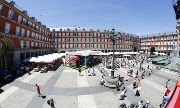 Ambiente de Champions en las calles de Madrid