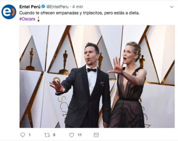 Los memes más divertidos sobre los Oscars 2018