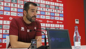 Diego Martínez durante una conferencia de prensa.