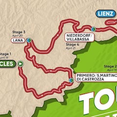 El Tour de los Alpes 2022 se presenta con duras etapas