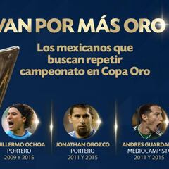 Los mexicanos que buscan volver a ser de oro en Concacaf