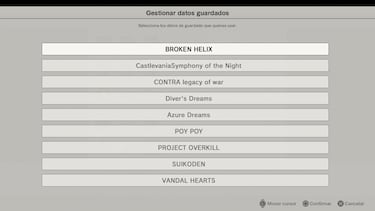 Psycho Mantis will detect all of these games in the Metal Gear Solid: Master Collection Vol. 1