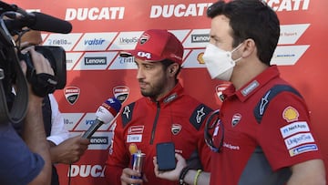 Dovizioso se va decepcionado con "algunos" de Ducati