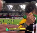 Van Niekerk rompe a llorar y se enfada con Makwala