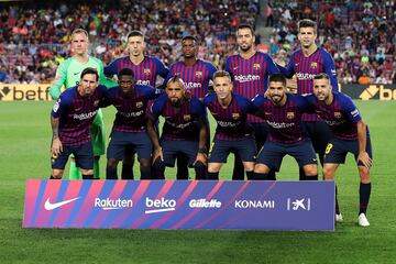 Equipo del Barcelona.