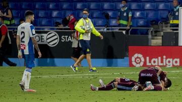 19/07/20 PARTIDO PRIMERA DIVISION COVID19 CORONAVIRUS
ESPANYOL - CELTA DE VIGO
ALEGRIA DE LOS JUGADORES DEL CELTA POR LA SALVACION DE LA CATEGORIA EN PRIMERA
